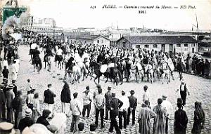 2473- Alger - Goumiers revenant du Maroc - 1911